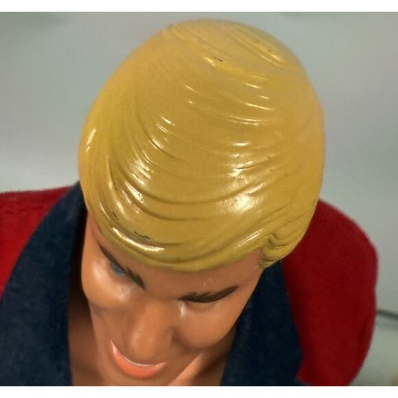 VINTAGE 1986 Heart Family Ken Doll (1968 Mark) Red Formal & Tropical Shorts Lot - Picture 10 of 16